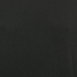 Pre Owned Gucci Black Wool & Lamé  Web Trim Detail Sweater L