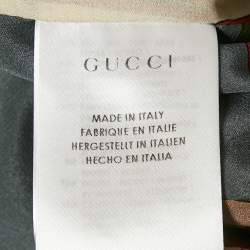 Pre Owned Gucci Equestrian Black Wool Leather Trim Single Breasted Blazer S