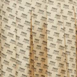 Pre Owned Gucci Beige Stamp Print Silk Pleated Midi Skirt S