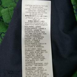 Pre Owned Gucci Green GG Jacquard Flared Jeans XXL Waist 36"