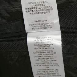 Pre Owned Gucci Black GG Jacquard Single Breasted Blazer M 