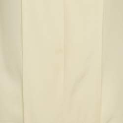 مملوكة مسبقًا Gucci Cream Crepe and Knit Sleeveless Top M