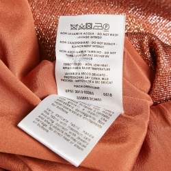 Pre Owned  Gucci Iridescent Rust Lame & Silk 3 Piece Set S/M