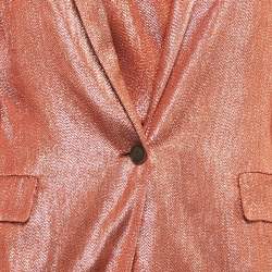 Pre Owned  Gucci Iridescent Rust Lame & Silk 3 Piece Set S/M