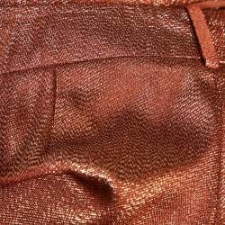 Pre Owned  Gucci Iridescent Rust Lame & Silk 3 Piece Set S/M