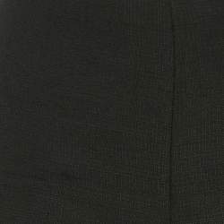 Pre Owned Gucci Black Viscose Pleat Front Trousers M