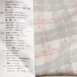 Pre Owned Gucci White/Red Tweed GG Detail Pencil Skirt S