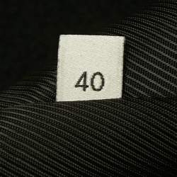 Pre Owned Gucci Black Wool Belted Jacket S