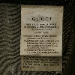 مملوكة مسبقًا بنطلون جينز غوتشي فيوسوكس دِينِم أسود صغير