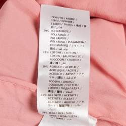 Pre Owned Gucci Black/White Tweed GG Logo Metal Detail Mini Skirt S
