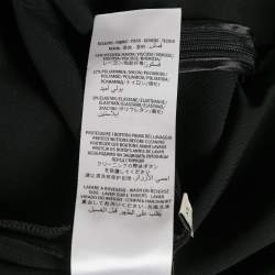 Pre Owned Gucci Black Stretch Crepe Shift Dress XS