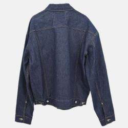 Pre Owned Gucci Denim Jacket Indigo XL