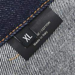 Pre Owned Gucci Denim Jacket Indigo XL