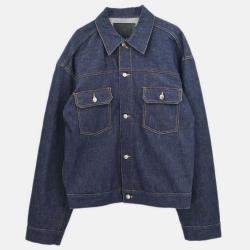 Pre Owned Gucci Denim Jacket Indigo XL