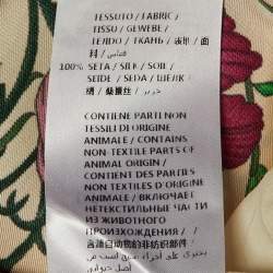 Pre Owned Gucci Beige Floral Print Silk Culottes M