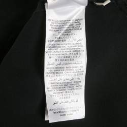 Pre Owned Gucci Black Neck-Tie Stretch Crepe Mini Dress S