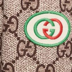 Pre Owned Gucci Beige GG Supreme Print Cotton Joggers XS