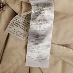 Pre Owned Gucci Beige GG Supreme Print Cotton Joggers XS