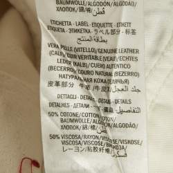 Pre Owned Gucci Beige Web Trim Denim Hypnotism Jeans S/Waist 28"