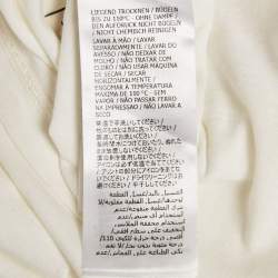 Pre Owned Gucci White Printed Jersey Crewneck T-Shirt S