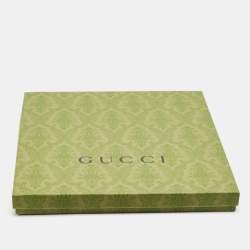 Pre Owned Gucci Black GG and Stars Embroidered Tulle Sheer Top S