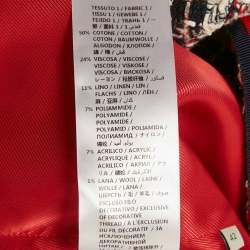 مملوكة مسبقًا Gucci Navy Blue/White Tweed Jacket & Skirt Set M/L