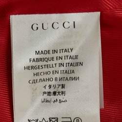 مملوكة مسبقًا Gucci Navy Blue/White Tweed Jacket & Skirt Set M/L