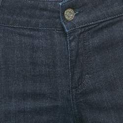 مملوكة مسبقًا بنطلون جينز غوتشي سكيني دنيم أزرق كحلي مقاس وسط (ميديام) 31 إنش