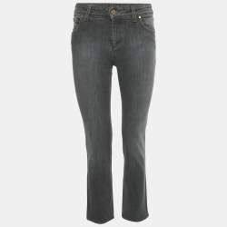 Pre Owned بنطلون جينز غوتشي سكيني دينم رمادي خصر 27 بوصة