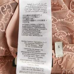 مملوكة مسبقًا بوديسوت غووتشي تول وردي شاحب GG بحمالات مقاس صغير