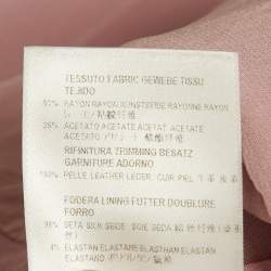 مملوكة مسبقًا Gucci Pink Crepe Cowl Neck Mini Dress S 