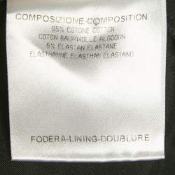 مملوكة مسبقًا بنطلون غوتشي كحلي قطني رسمي مقاس متوسط - ميديم