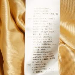 Pre Owned جاكيت بلايزر غووتشي منقوش متعدد الألوان صوف مزدوج الصدر كبير جداً جداً صغير