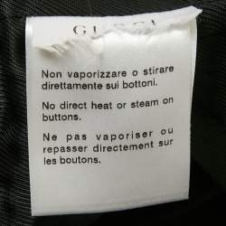 مملوكة مسبقًا Gucci Black GG Diamond Wool Cape Jacket M