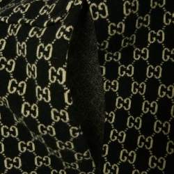 Pre Owned كاب غوتشي صوف بشعار مونوغرام أسود مقاس صغير جدًا (إكس إكس سمول)