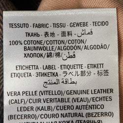 Pre Owned بنطلون جينز مقاس واسع غووتشي جينز دينم أزرق بتطريز التنين حجم 34 بوصة على الخصر