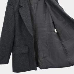 Pre Owned جاكيت غوتشي رمادي بزر واحد مقاس إيطالي 44