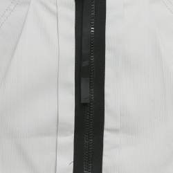 Pre Owned تنورة غوتشي قصير كوردروي رمادي فاتح مقاس صغير (سمول)