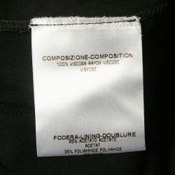 مملوكة مسبقًا Gucci Black Jersey Belted Mini Dress S