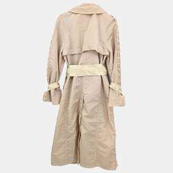 Pre Owned معطف غوتشي بيج UP51 IT 42