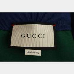 Pre Owned Gucci Embroidered Zip-Up Jacket