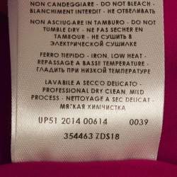 مملوكة مسبقًا Gucci Pink/Orange Silk Scarf Detail Mini Dress M