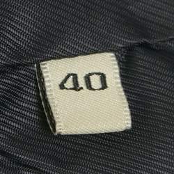 Pre Owned Gucci Black Pineapple Jacquard Gabardine Blazer S