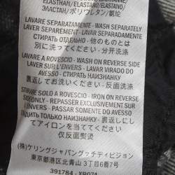 Pre Owned Gucci Grey Denim Embellished Straight Fit Jeans S/Waist 30"