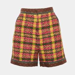 مملوكة مسبقًا Gucci Multicolor Tweed Shorts S