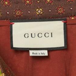 Pre Owned Gucci Multicolor Tweed Shorts S
