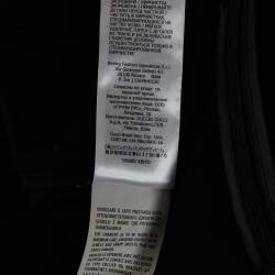 Pre Owned فستان غوتشي جيرسي أسود بتفصيل حزام الحذاء متوسط الطول مقاس متوسط - ميديم