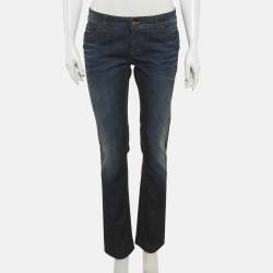 Pre Owned Gucci Blue Denim Skinny Jeans M/Waist 30"