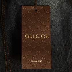 Pre Owned Gucci Blue Denim Skinny Jeans M/Waist 30"