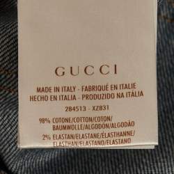 Pre Owned Gucci Blue Denim Skinny Jeans M/Waist 30"